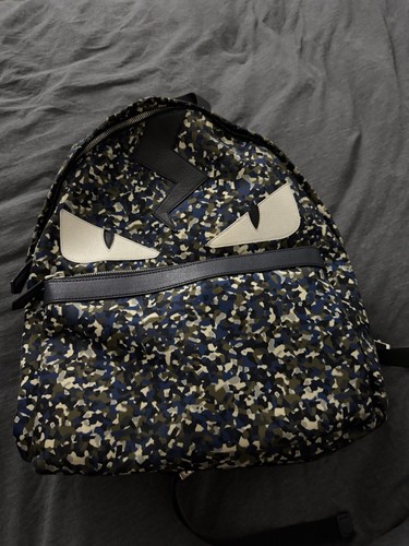 Zaino mimetico fendi monster - zaino,
