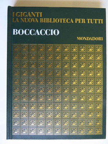 Boccaccio mondadori i - boccaccio, –