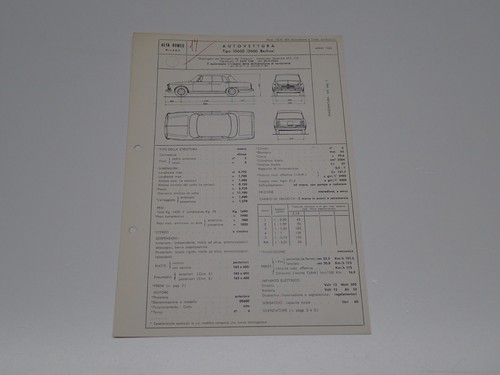 Alfa romeo 2600 berlina tipo - alfa,