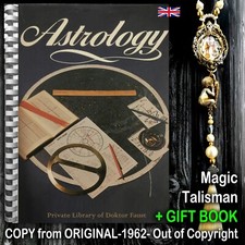 Antique Book Astronomy Astrology Practical Manual Esoteric Magic Talisman Theme