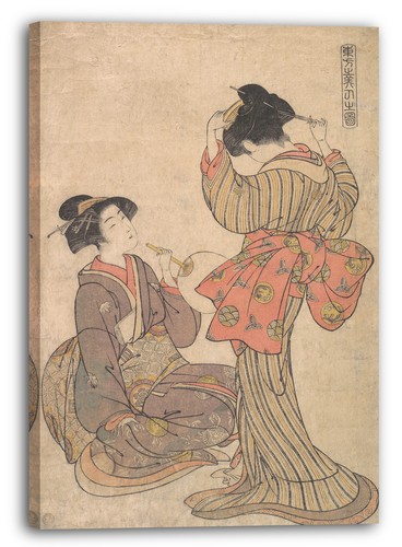Tela cornice kitao shigemasa - shigemasa,