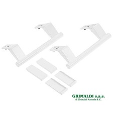 KIT 2 PEZZI MANIGLIA BIANCA