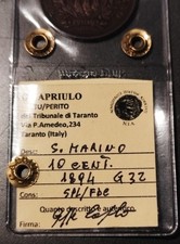 moneta da 10 centesimi " SAN