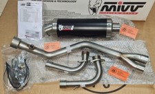 SCARICO MARMITTA COMPLETO INOX NERO MIVV GP YAMAHA TMAX 500 2008-2009-2010-2011