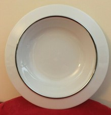 Alessi tendentse piatto fondo filo platino campionario no scatola