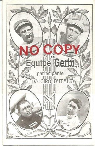 Ciclismo 1912 equipe - 1912,, gerbi