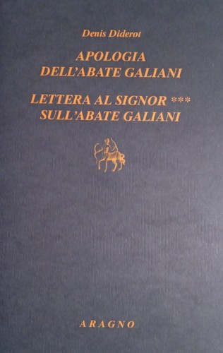 Diderot apologia dell abate - d., dell'abate