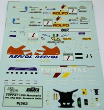 Decals BBR Ferrari 550