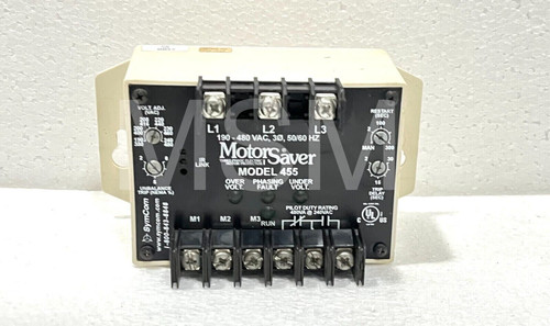 Symcom motor saver 455 monitor - motor,
