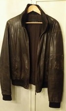 Giubbotto in pelle Massimo Rebecchi