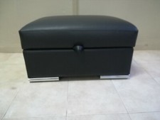 Pouf contenitore pelle - pouf,