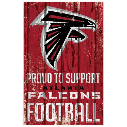 Insegna atlanta falcons 11x17 - insegna,