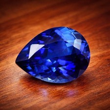 Pietra preziosa zaffiro blu