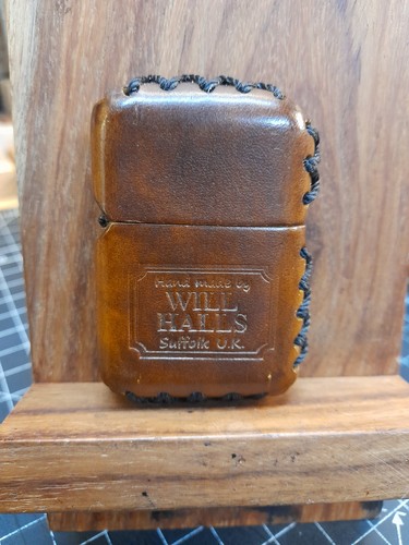 Zippo custom hand made leather