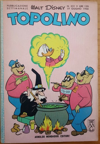 Topolino libretto numero - numero, 551