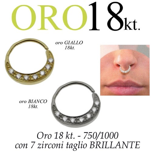 Piercing body naso cerchio