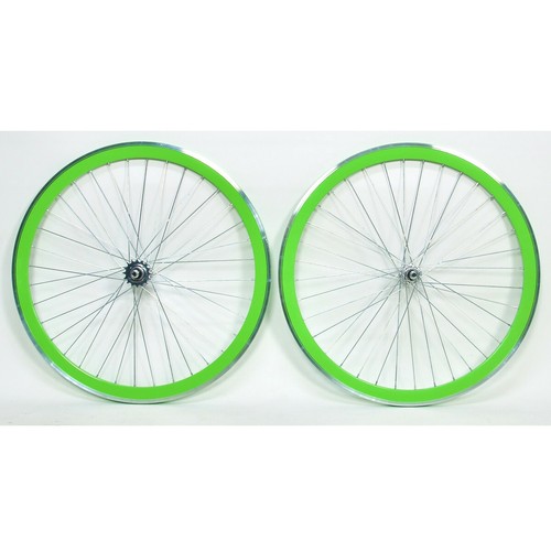 Coppia ruote bicicletta fixed - ruote,