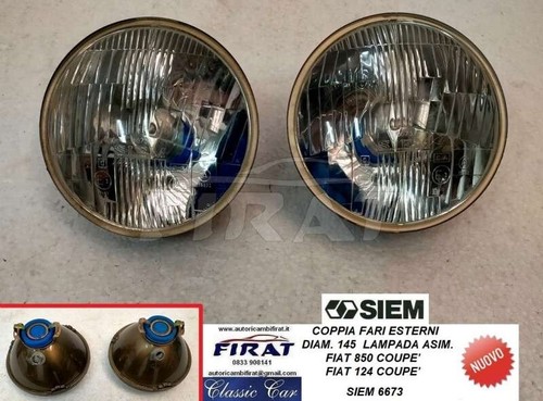 Fari fiat 850 coupe - fari,