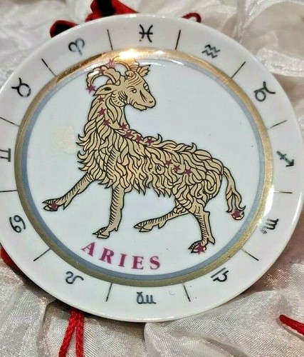 Piattino zodiaco decorato - piattino,