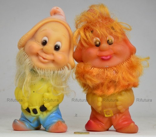 Lotto pupazzi gomma nani - gomma,