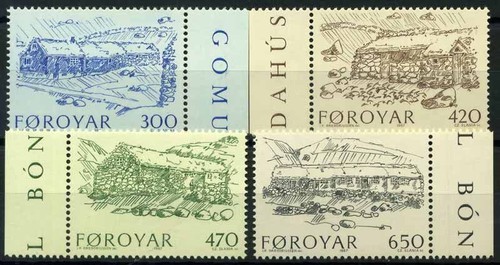 Isole faroe 1987 145 148 - mi., 145-148