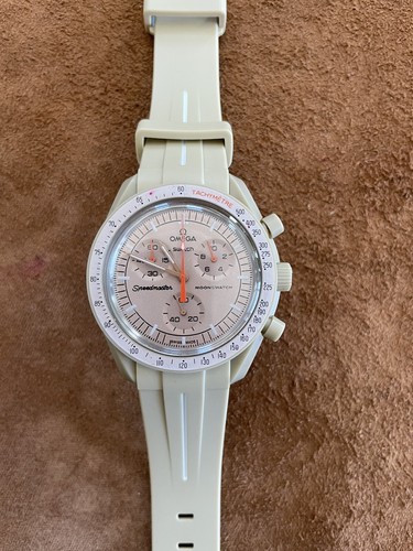Orologio luna 20mm beige gomma - luna,