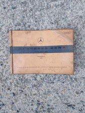 Libretto uso manutenzione Mercedes 220 SEb 1961 originale