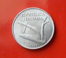 10 LIRE 1978 ERRORE - GLOBETTO