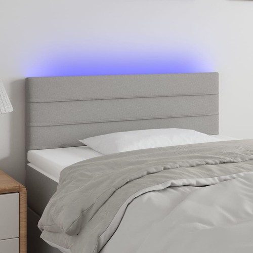 Vidaxl testiera led grigio - vidaxl, a