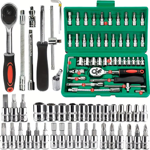 46pcs family tools set kit - family,