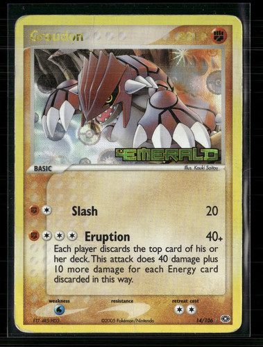 Pokemon 2005 groudon - pokemon,