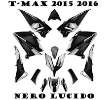 KIT CARENE TMAX 530 2015 2016 NERO LUCIDO SCOCCHE PLASTICHE 14 PEZZI