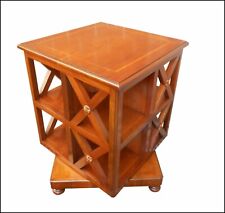 Libreria etagere girevole con piano intarsiato