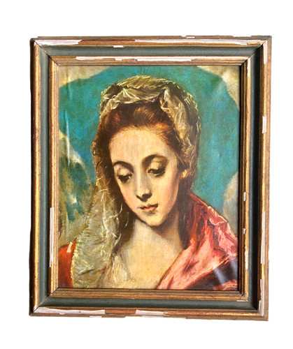 Antica stampa oleografia - antica,