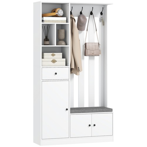 Homcom appendiabiti 180 con - appendiabiti,