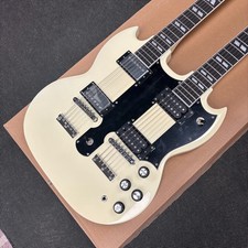 Cream Yellow 12+6s Double Neck