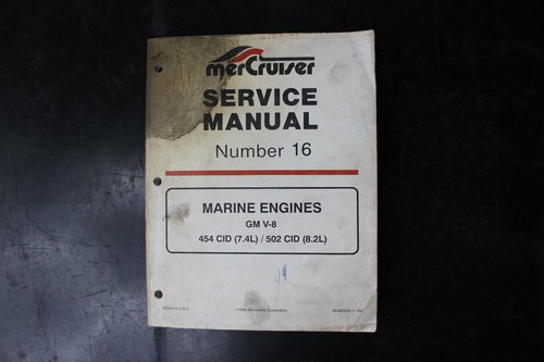 Mercruiser manuale servizio - di,