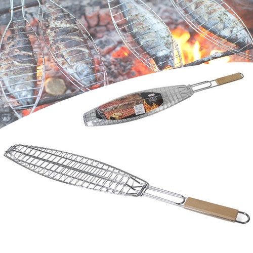 Griglia pesce barbecue doppia - pesce,