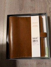Filofax A5 Formato Malden Organizzatore Planner Diario Libro Pelle Ocra 025847