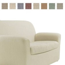 Copridivano 3 posti PONCHO DUO Tinto in filo - 2 pezzi Roma GABEL