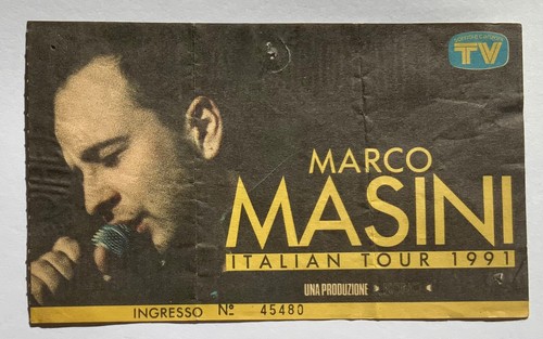 Biglietto concerto marco - biglietto,