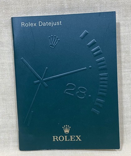 Rolex datejust booklet 2004 - booklet,