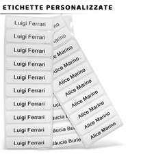 100 etichette bianche