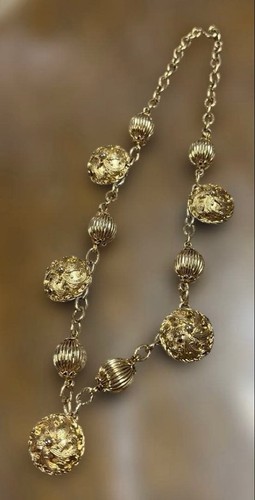 Collana vintage oro - collana,