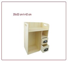 mobile legno 2 cassetti