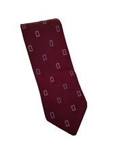 ATLAS DESIGN  cravatta tie 100%seta silk bordo gometrico necktie A203
