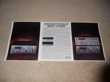 Pioneer SA-9800, TX-9800 Amplificatore, Pubblicità Sintonizzatore, 3 pg, 1978, Articolo, Info sul Sintonizzatore