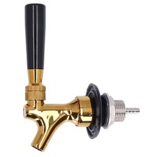 Beer Faucet Stainless Steel Brass Non Adjustable Beer Keg Tap For Bars Rest FI