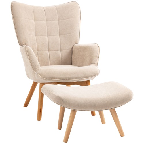 Poltrona relax con pouf - con,