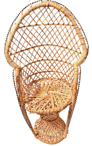 Sedia vimini pavone - vimini, con